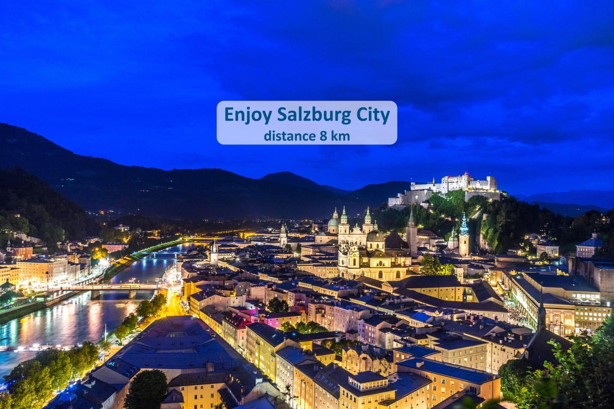 Mountain View Salzburg - Self Check-In - Apartments Grodig Bagian luar foto